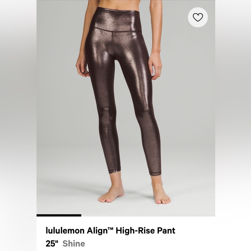 Lululemon Align High Rise Pant 25’ Shine